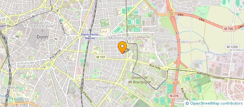 localisation de l'entreprise SYNDICAT COPROPRIETE BEAUREGARD N 31  DIJON