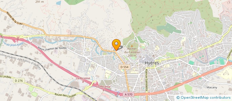 localisation de l'entreprise SYNDICAT COPROPRIETE BEAUVALLON à HYERES