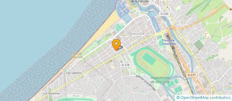 localisation de l'entreprise SYNDICAT COPROPRIETE BELLE EPOQUE  DEAUVILLE