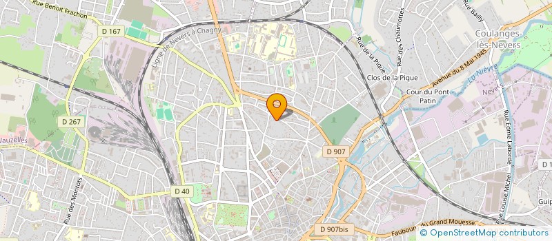 localisation de l'entreprise SYNDICAT COPROPRIETE BLAISE PASCAL à NEVERS