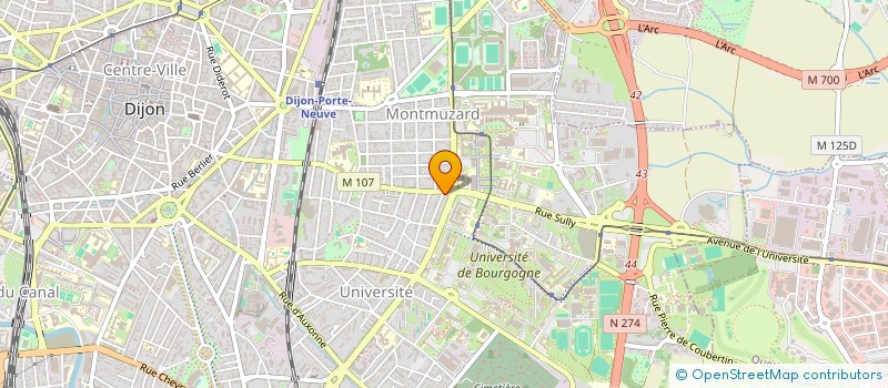 localisation de l'entreprise SYNDICAT COPROPRIETE BOULANGER L  DIJON
