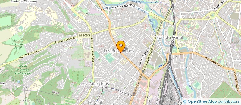 localisation de l'entreprise SYNDICAT COPROPRIETE BOURROCHES 708  DIJON