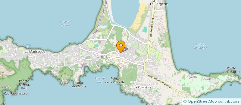 localisation de l'entreprise SYNDICAT COPROPRIETE BUISSONS D ARGENT à HYERES