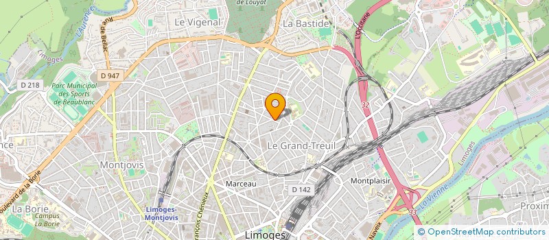 localisation de l'entreprise SYNDICAT COPROPRIETE CAMPUS EMILE ZOLA à LIMOGES