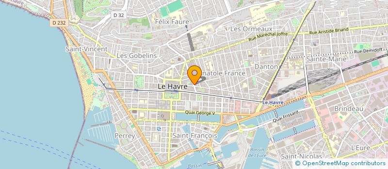 localisation de l'entreprise SYNDICAT COPROPRIETE CASIMIR PERIER à LE HAVRE