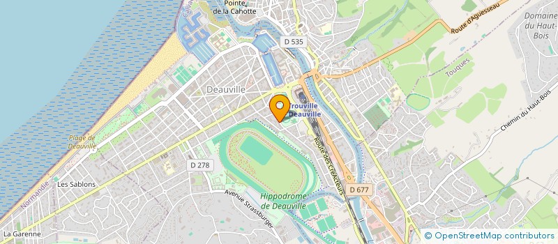 localisation de l'entreprise SYNDICAT COPROPRIETE CASTEL ST LAURENT 2  DEAUVILLE