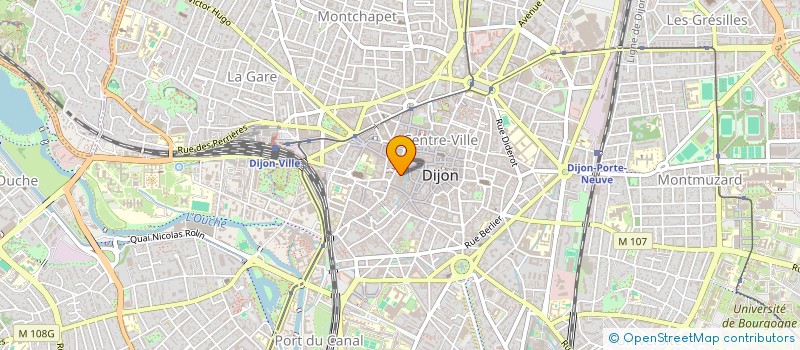 localisation de l'entreprise SYNDICAT COPROPRIETE CENTRE DAUPHINE  DIJON