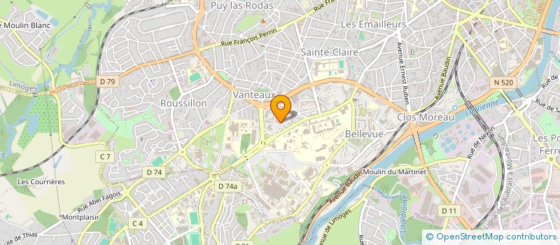localisation de l'entreprise SYNDICAT COPROPRIETE CHARCOT à LIMOGES