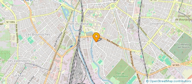 localisation de l'entreprise SYNDICAT COPROPRIETE CHATAIGNIERS  DIJON