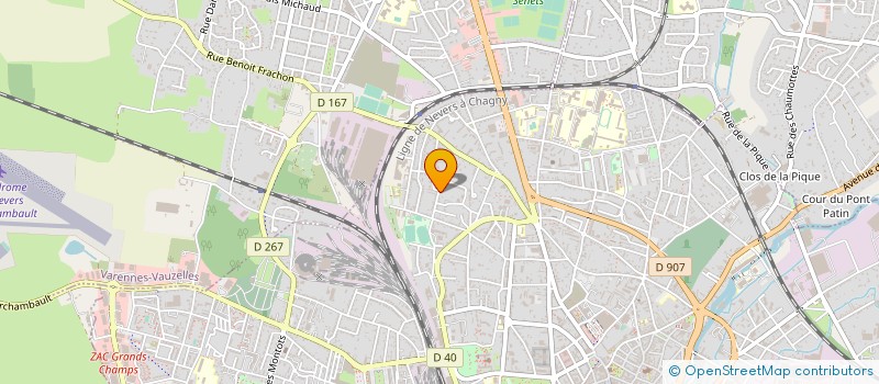 localisation de l'entreprise SYNDICAT COPROPRIETE CHATEAU BRISSET à NEVERS