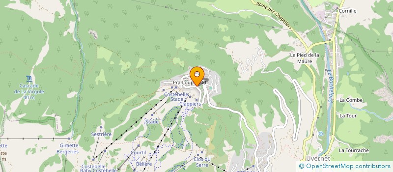 localisation de l'entreprise SYNDICAT COPROPRIETE CHRISTIANA  UVERNET-FOURS