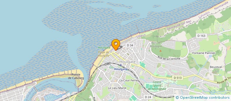 localisation de l'entreprise SYNDICAT COPROPRIETE CLAIRE-DEMEURE  HOULGATE