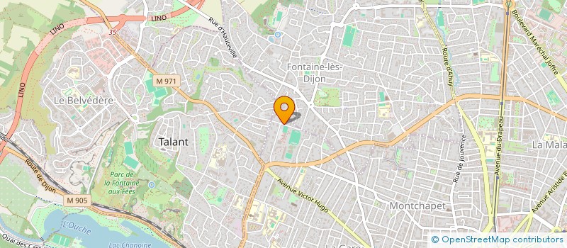 localisation de l'entreprise SYNDICAT COPROPRIETE CLOS ST MICHEL  DIJON