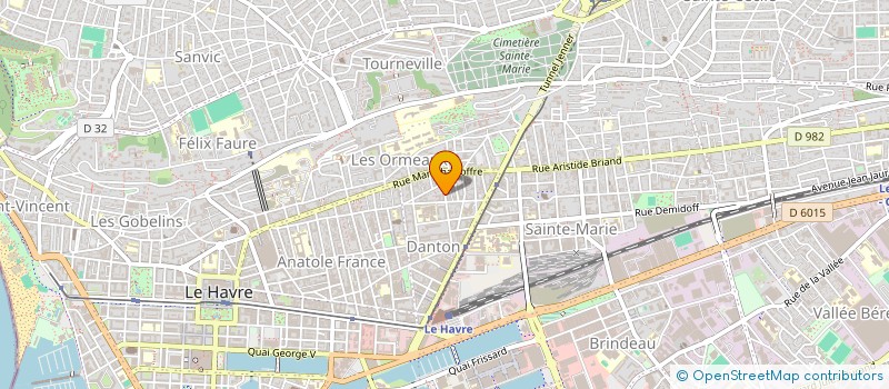 localisation de l'entreprise SYNDICAT COPROPRIETE COLIN MILAN à LE HAVRE