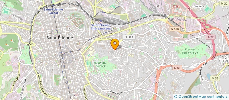 localisation de l'entreprise SYNDICAT COPROPRIETE CONTE GRANDCHAMP  SAINT-ETIENNE