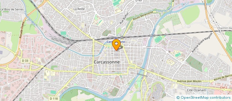 localisation de l'entreprise SYNDICAT COPROPRIETE CUIN  CARCASSONNE