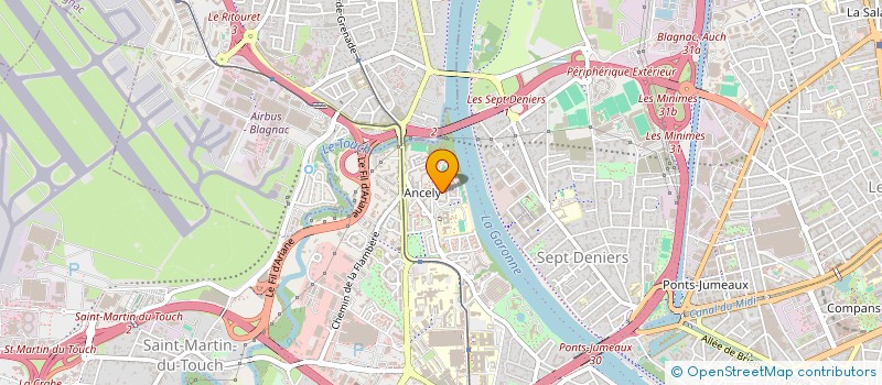 localisation de l'entreprise SYNDICAT COPROPRIETE D'ANCELY à TOULOUSE