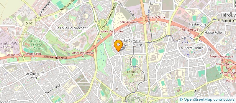 localisation de l'entreprise SYNDICAT COPROPRIETE DALILA à CAEN
