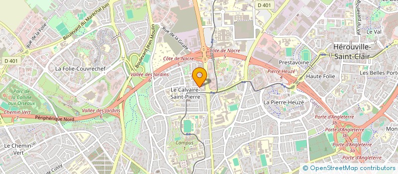 localisation de l'entreprise SYNDICAT COPROPRIETE DE L'AVENIR à CAEN