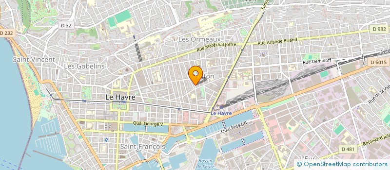 localisation de l'entreprise SYNDICAT COPROPRIETE DE LA à LE HAVRE