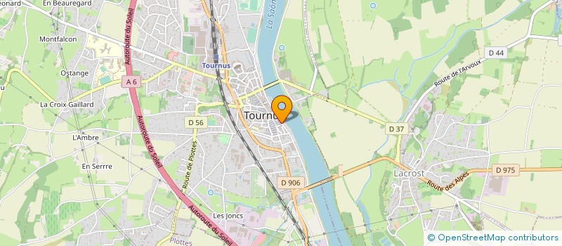 localisation de l'entreprise SYNDICAT COPROPRIETE DE LA MADELEINE  TOURNUS