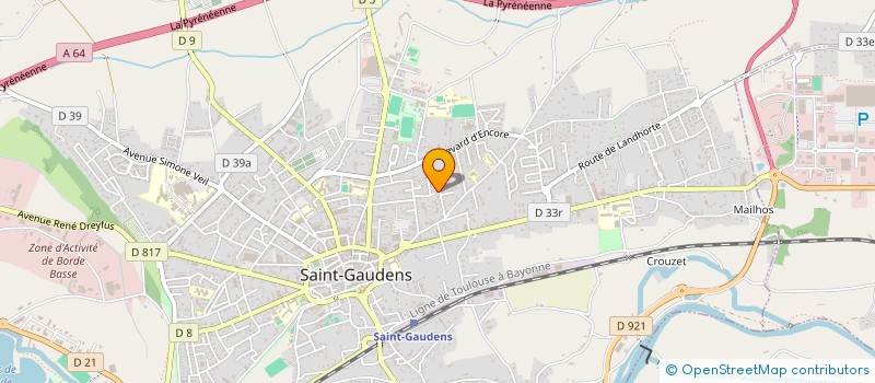 localisation de l'entreprise SYNDICAT COPROPRIETE DE MARSOULAS à SAINT-GAUDENS