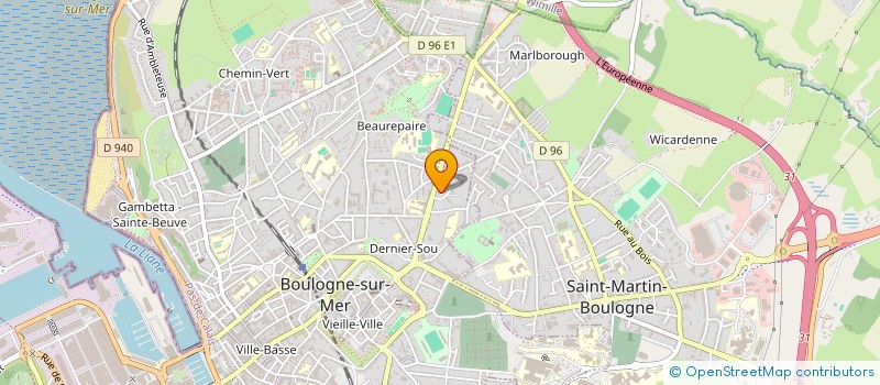 localisation de l'entreprise SYNDICAT COPROPRIETE DES 4 MOULINS à BOULOGNE-SUR-MER