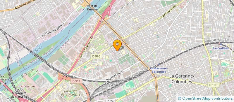 localisation de l'entreprise SYNDICAT COPROPRIETE DES GROS GRES  COLOMBES