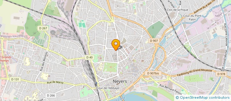 localisation de l'entreprise SYNDICAT COPROPRIETE DEUX CEDRES à NEVERS