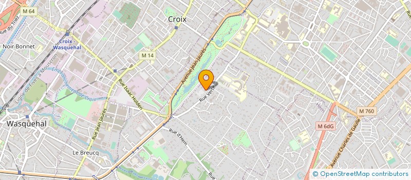 localisation de l'entreprise SYNDICAT COPROPRIETE DOMAINE BARBIEUX  CROIX