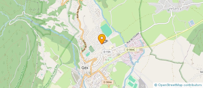 localisation de l'entreprise SYNDICAT COPROPRIETE DOMAINE DE DISSE  GEX