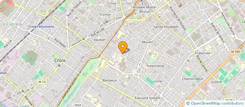 localisation de l'entreprise SYNDICAT COPROPRIETE DU 12 RUE H BOSSUT  ROUBAIX