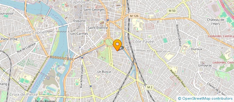 localisation de l'entreprise SYNDICAT COPROPRIETE DU 29 RUE BENJAMIN CONSTANT à TOULOUSE