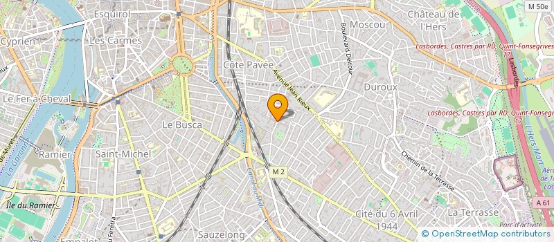 localisation de l'entreprise SYNDICAT COPROPRIETE DU 39 R PRADAL à TOULOUSE