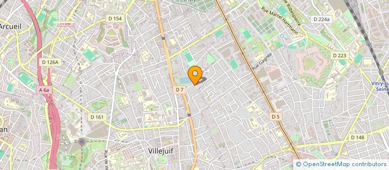 localisation de l'entreprise SYNDICAT COPROPRIETE DU 67 RUE BIZET  VILLEJUIF