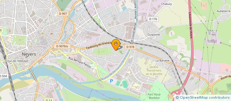 localisation de l'entreprise SYNDICAT COPROPRIETE DU CLOS DES VIGNES à NEVERS