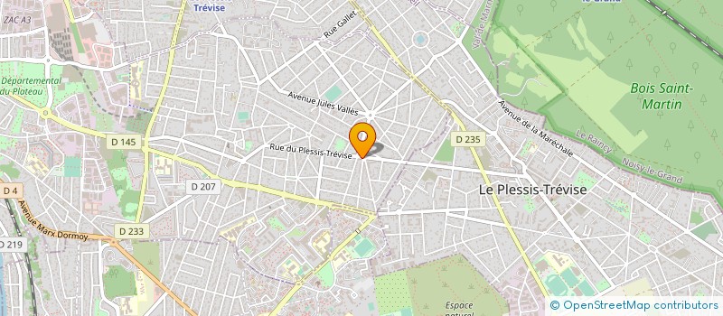 localisation de l'entreprise SYNDICAT COPROPRIETE DU PLESSIS TREVISE  CHAMPIGNY-SUR-MARNE