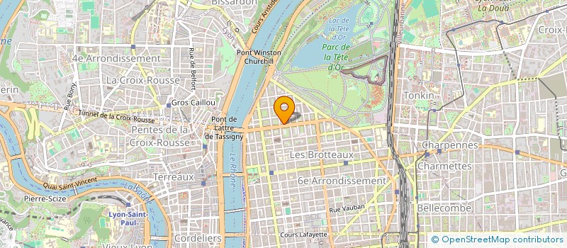 localisation de l'entreprise SYNDICAT COPROPRIETE DUQUESNE 37  LYON