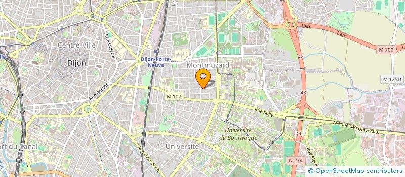 localisation de l'entreprise SYNDICAT COPROPRIETE EBAZOIRS  DIJON