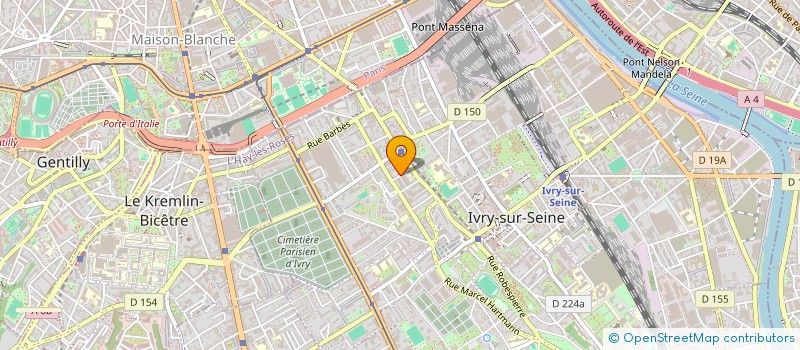 localisation de l'entreprise SYNDICAT COPROPRIETE EDOUARD VASSEUR à IVRY-SUR-SEINE