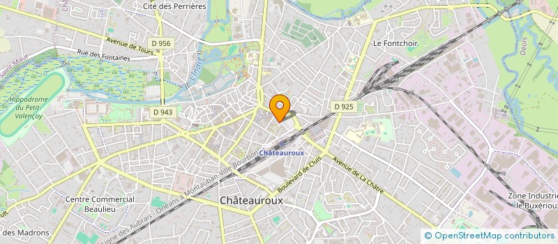 localisation de l'entreprise SYNDICAT COPROPRIETE EMERAUDE à CHATEAUROUX