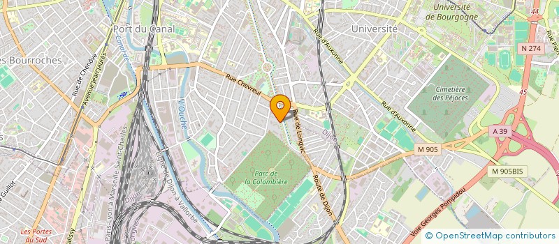 localisation de l'entreprise SYNDICAT COPROPRIETE ERNEST BAILLY  DIJON