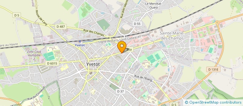 localisation de l'entreprise SYNDICAT COPROPRIETE ESPACE CLEMENCEAU  YVETOT