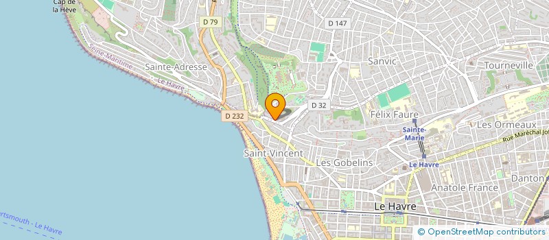 localisation de l'entreprise SYNDICAT COPROPRIETE ESTUAIRE à LE HAVRE