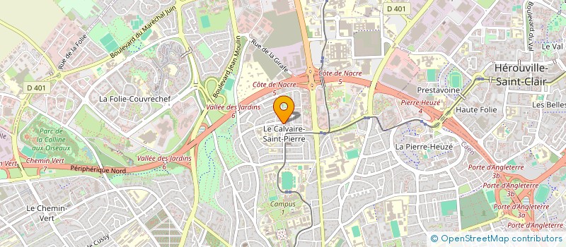 localisation de l'entreprise SYNDICAT COPROPRIETE EUROPA à CAEN