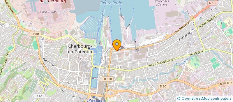 localisation de l'entreprise SYNDICAT COPROPRIETE FELIX AMIOT NO 18  CHERBOURG-EN-COTENTIN