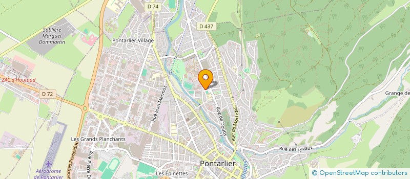 localisation de l'entreprise SYNDICAT COPROPRIETE FIN DE SEL  PONTARLIER