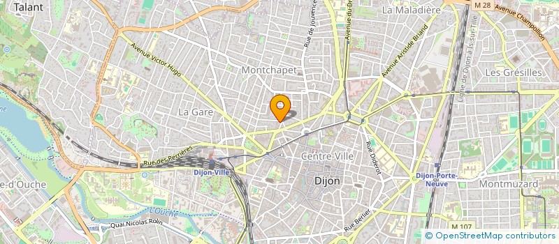 localisation de l'entreprise SYNDICAT COPROPRIETE FLEURS 1  DIJON