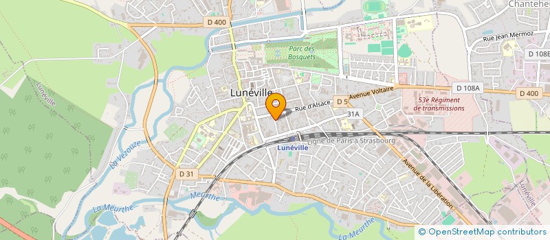 localisation de l'entreprise SYNDICAT COPROPRIETE FLORENTIN LECOLIER  LUNEVILLE