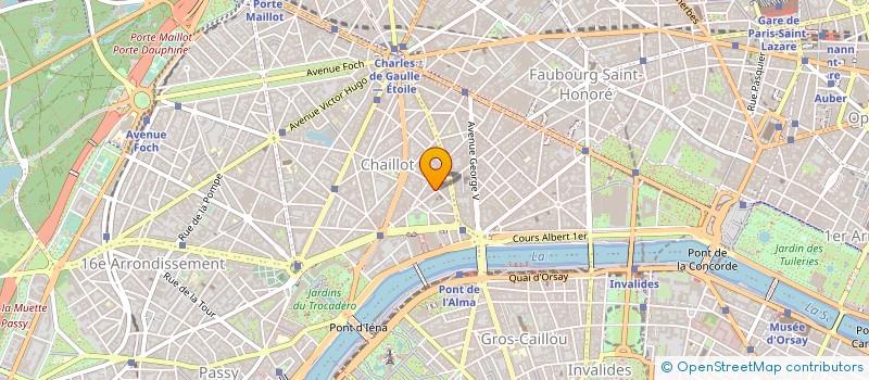 localisation de l'entreprise SYNDICAT COPROPRIETE FOCH  PARIS